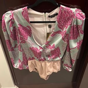 Pat Bo silk body suit
